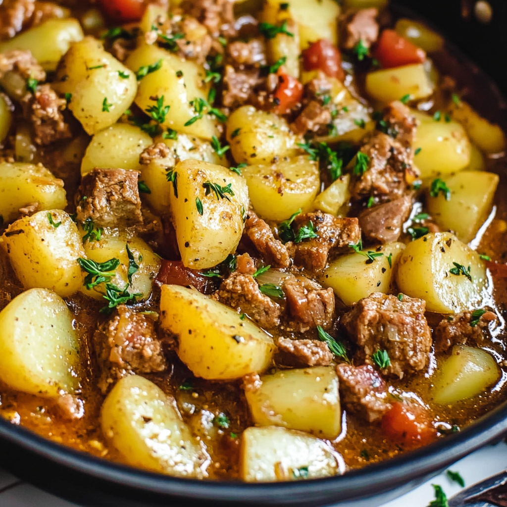 Bauerntopf mit Hackfleisch und Kartoffeln