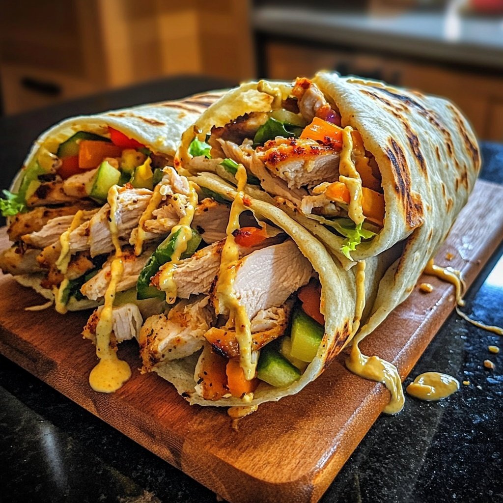 Döner mit Hähnchenfleisch