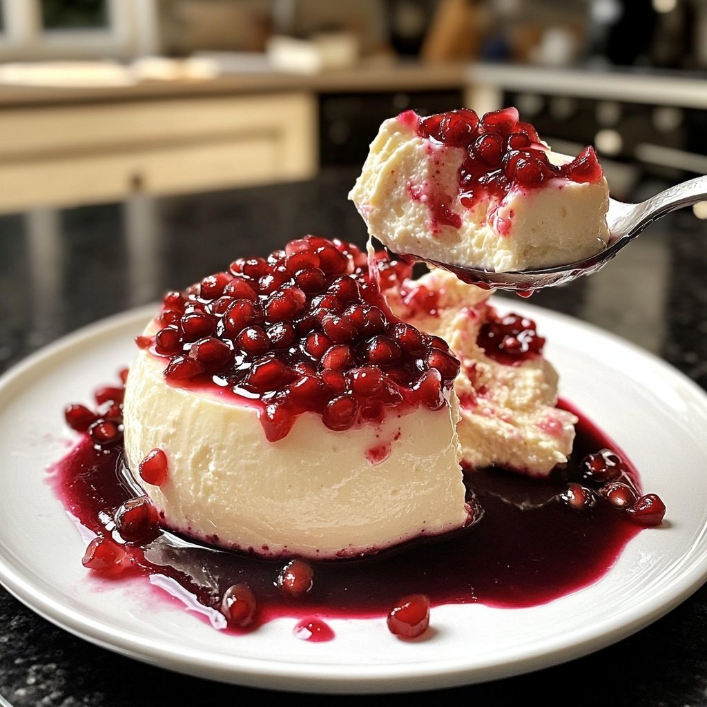 Granatapfel-Panna-Cotta