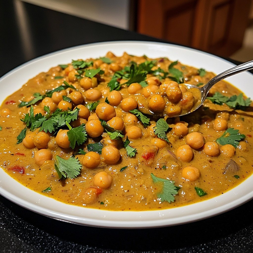 Indisches Kichererbsencurry