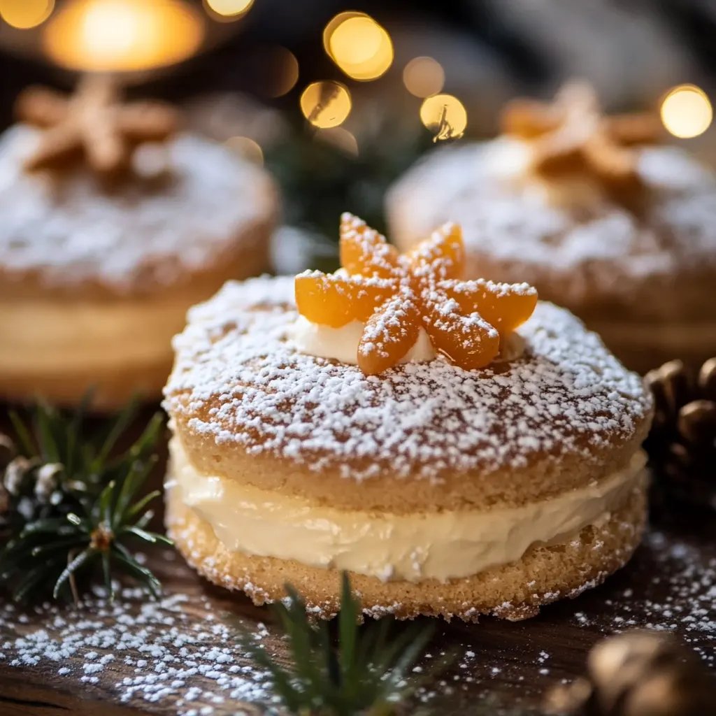 Weihnachtliche Mandarinen-Käsesahne-Törtchen