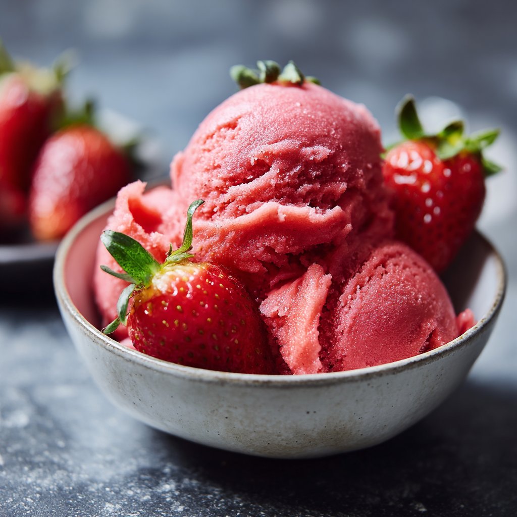 Eis Selber Machen Mit Erdbeeren