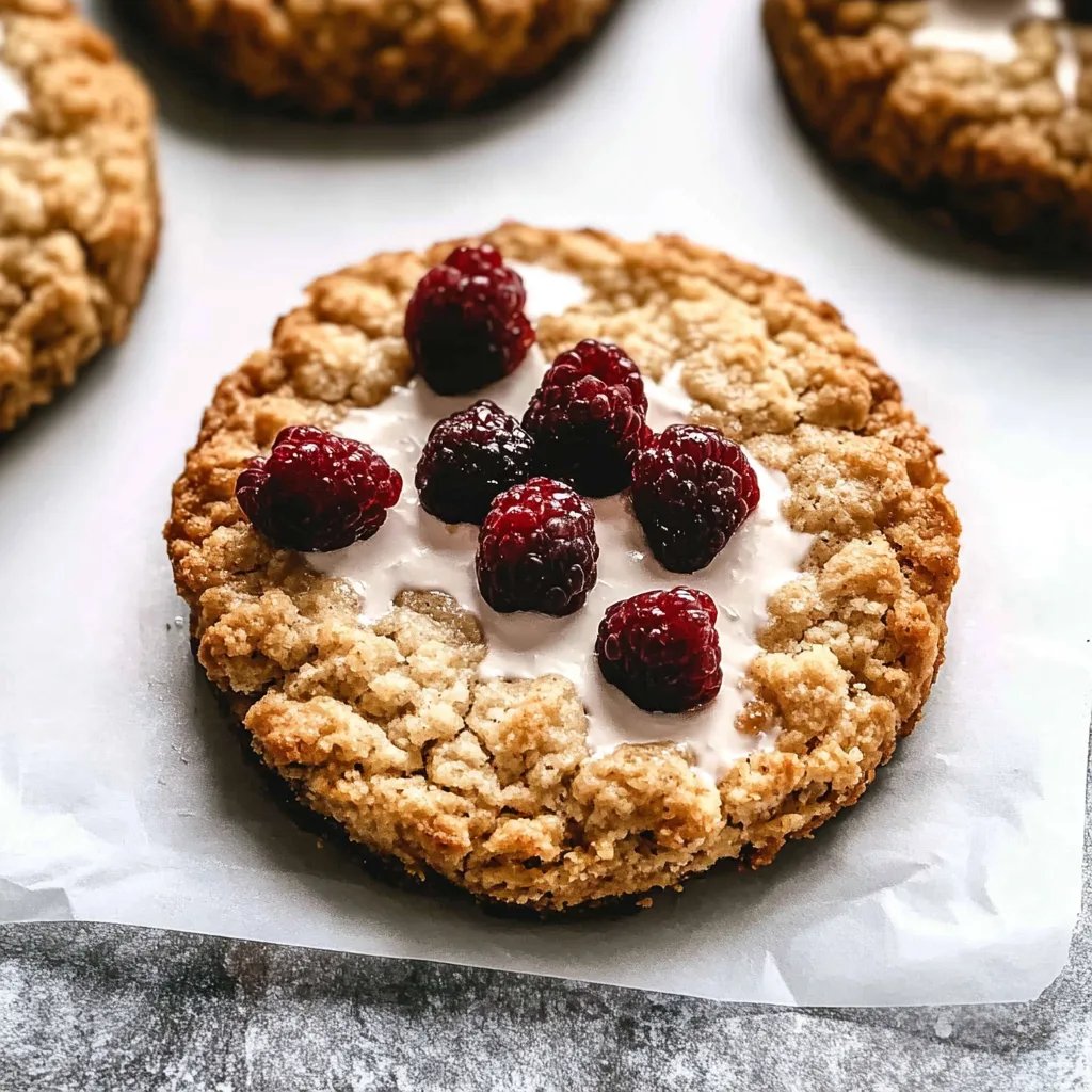 Einfache Haferkekse mit Schnellhafer