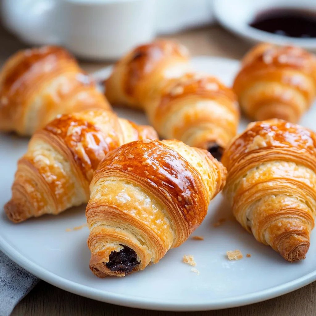 Gefüllte Mini-Croissants