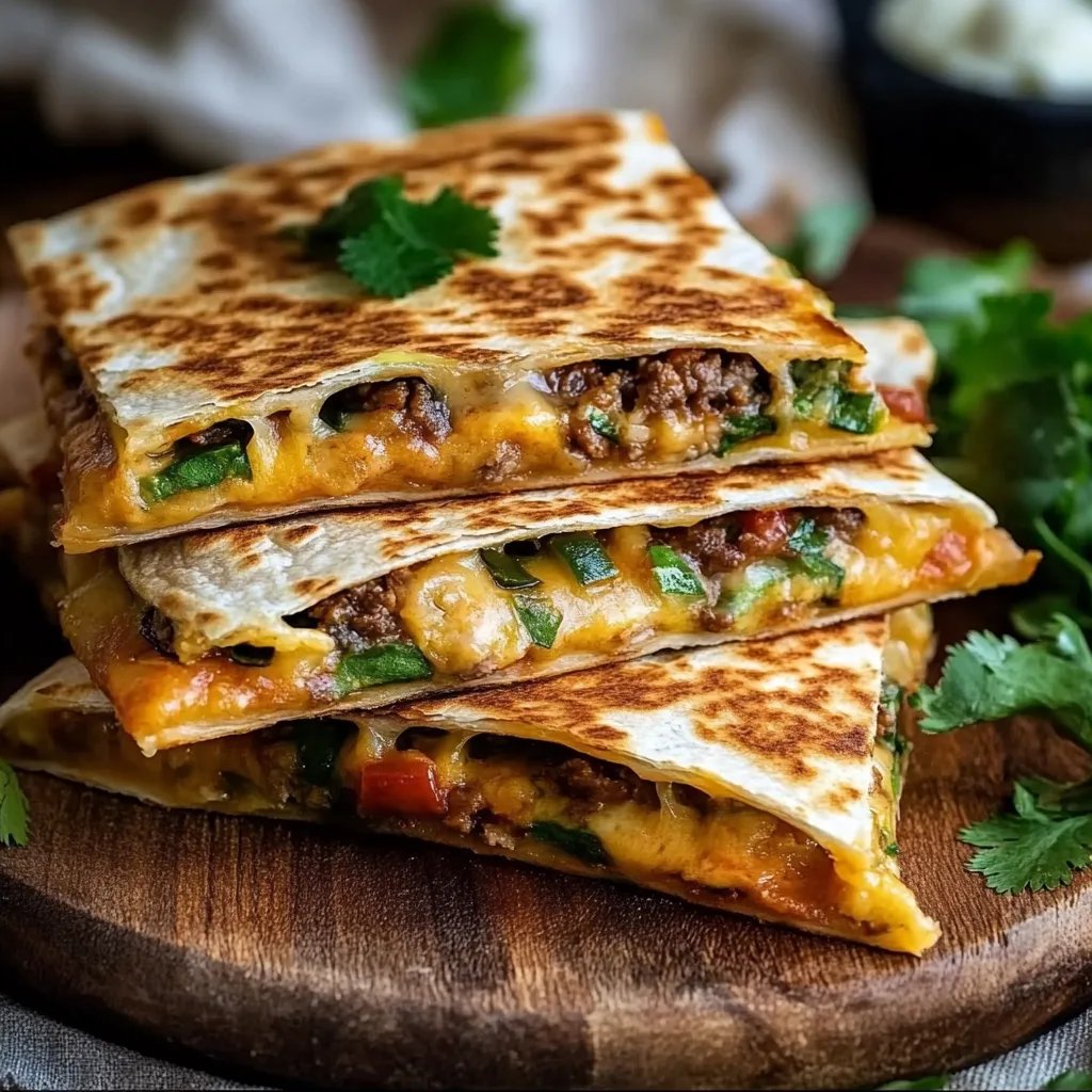 Hackfleisch Quesadillas