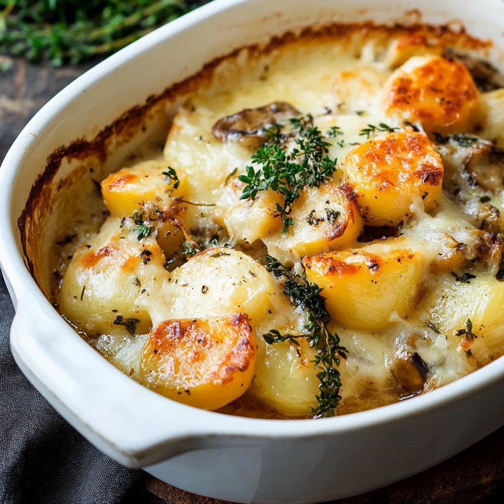 Kartoffelauflauf mit Gemüse