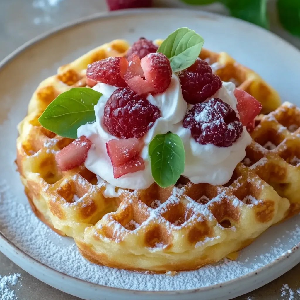 Knusprige Waffeln aus Kartoffeln