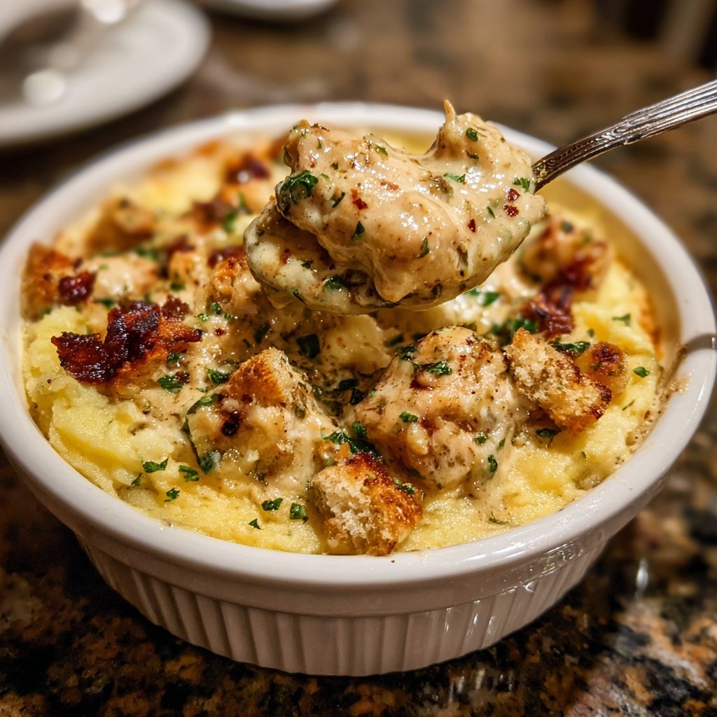 Hausmannskost Cremiges Hähnchen mit Kartoffelpüree