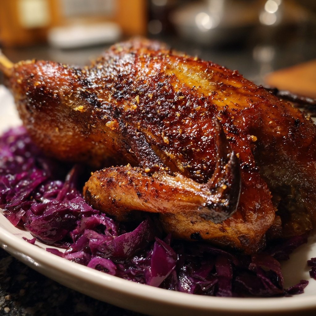 Saisonal & Festlich Weihnachtsgans mit Rotkohl