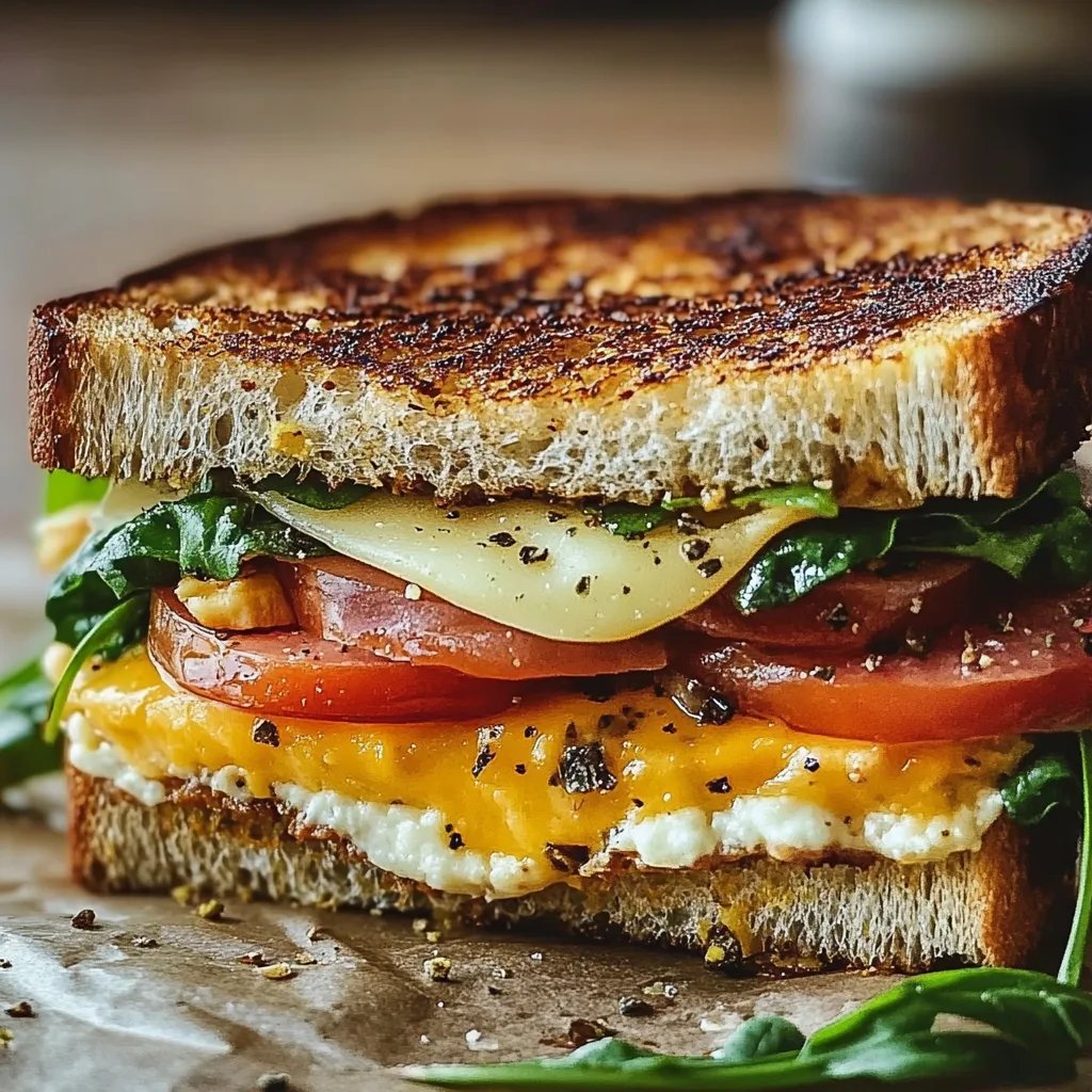 Bauernfrühstücks-Sandwich