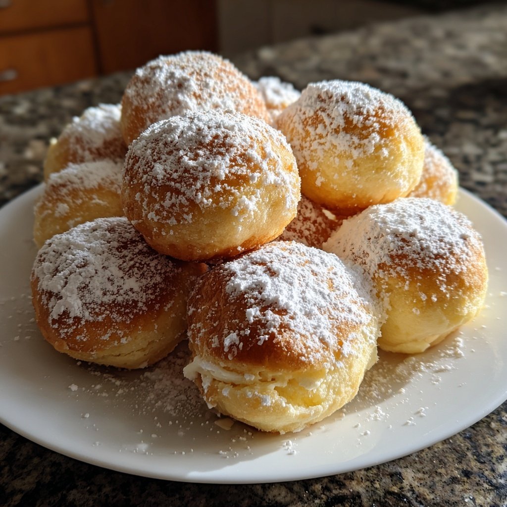 Quarkbällchen mit Vanillequark