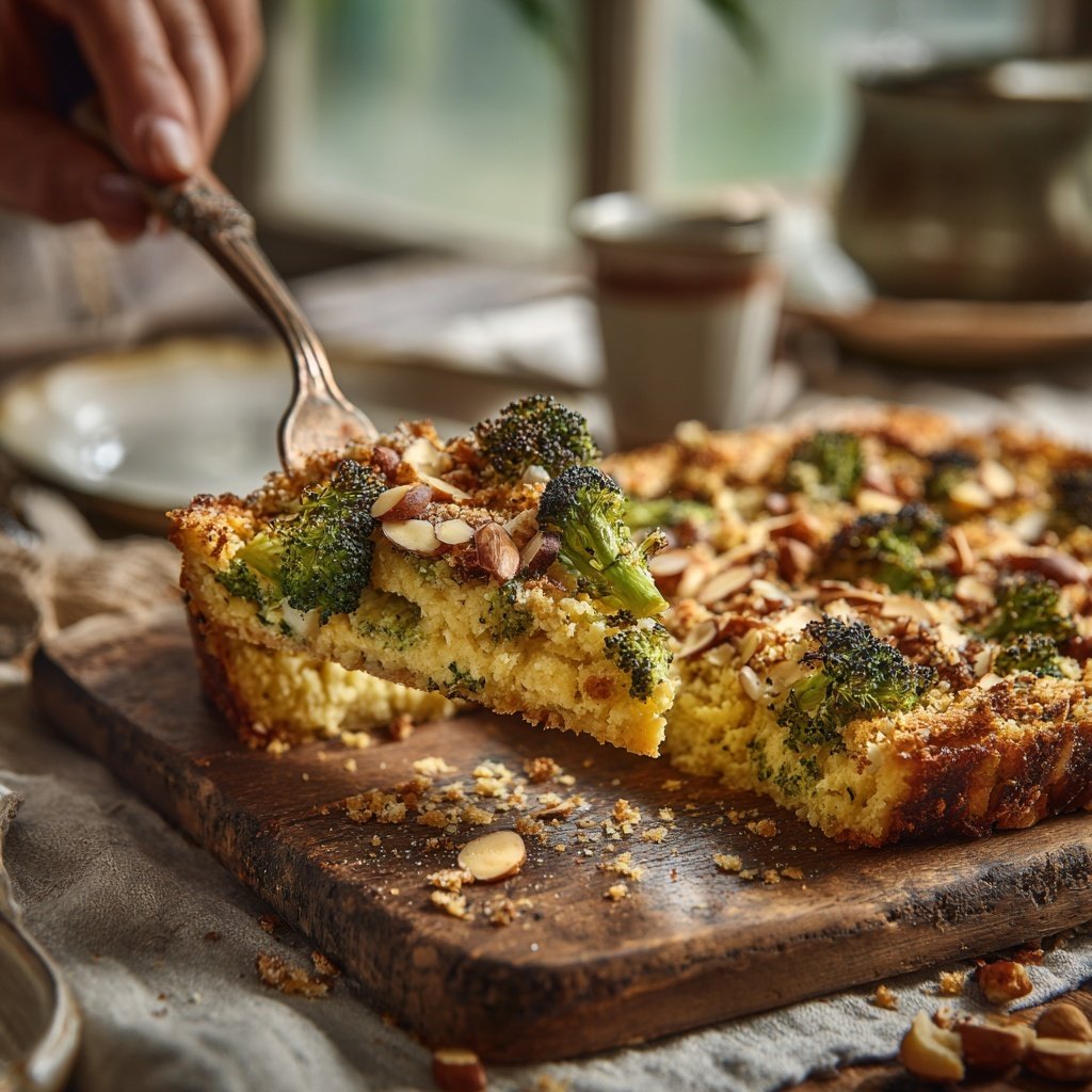 Brokkoli Mandel Auflauf