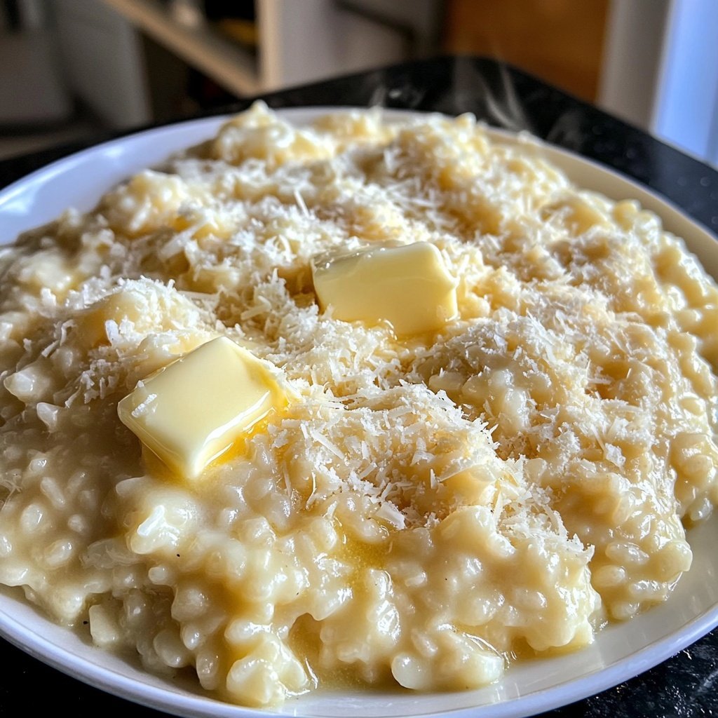 Risotto mit Parmesan und Butter