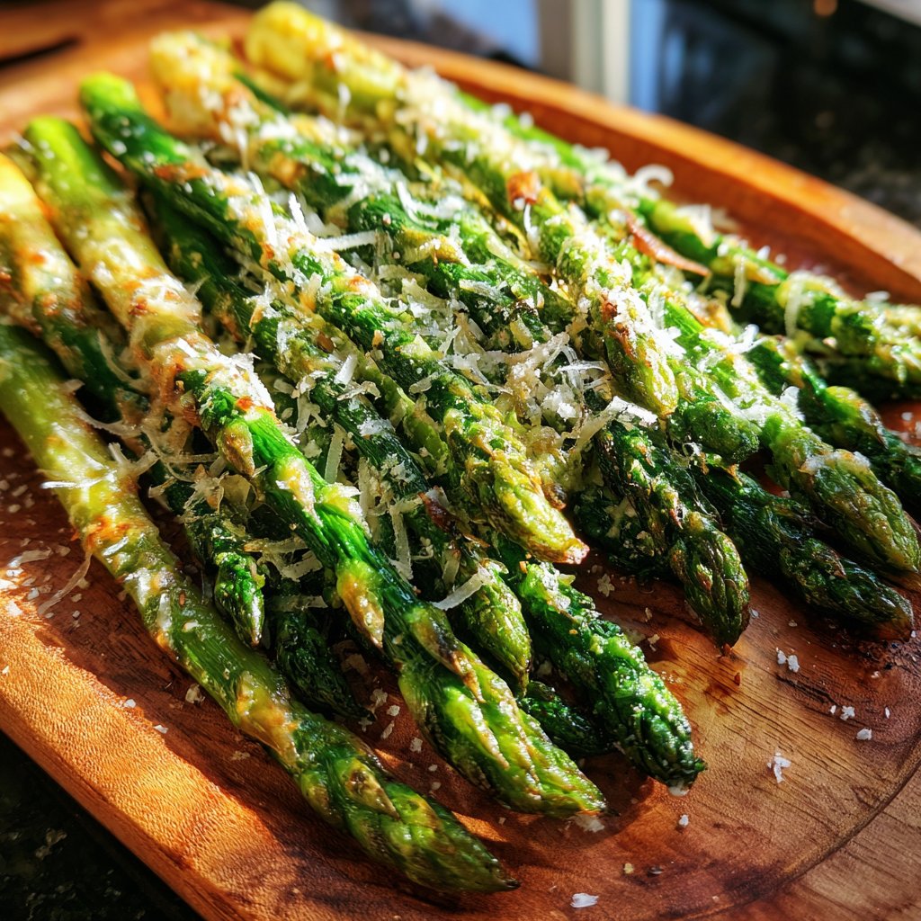 Grüner Spargel Mit Parmesan