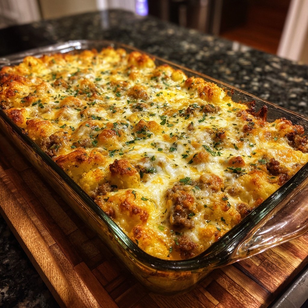 Blumenkohl Auflauf Mit Hackfleisch Und Käse